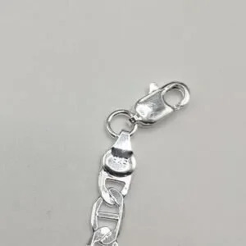 925 Sterling Silver Bracelet Mariners Chain Valentines Birthday Gift New!!!